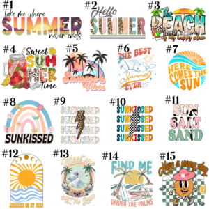 Make Your Own Summer T-Shirt/Longsleeve