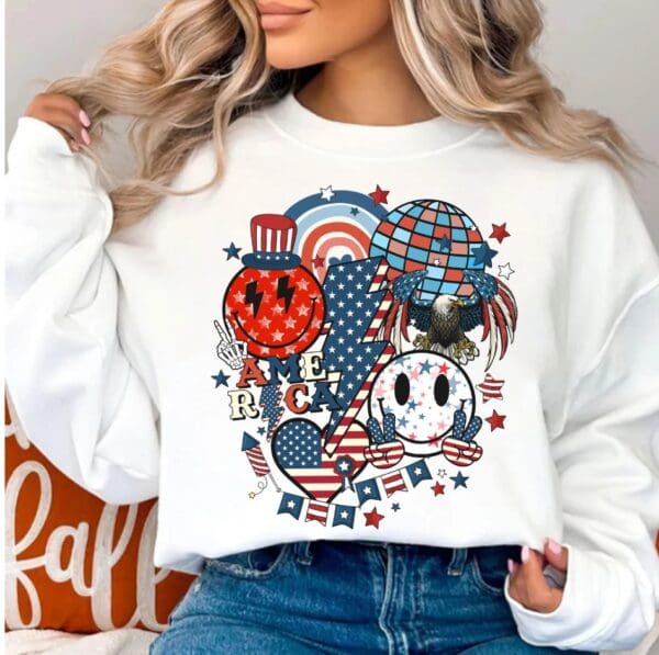 Retro 4th of July T-Shirt - Image 9