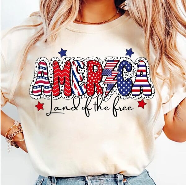 America 4th of July T-Shirt - Image 2