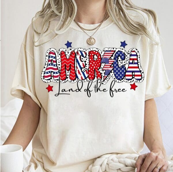 America 4th of July T-Shirt - Image 3