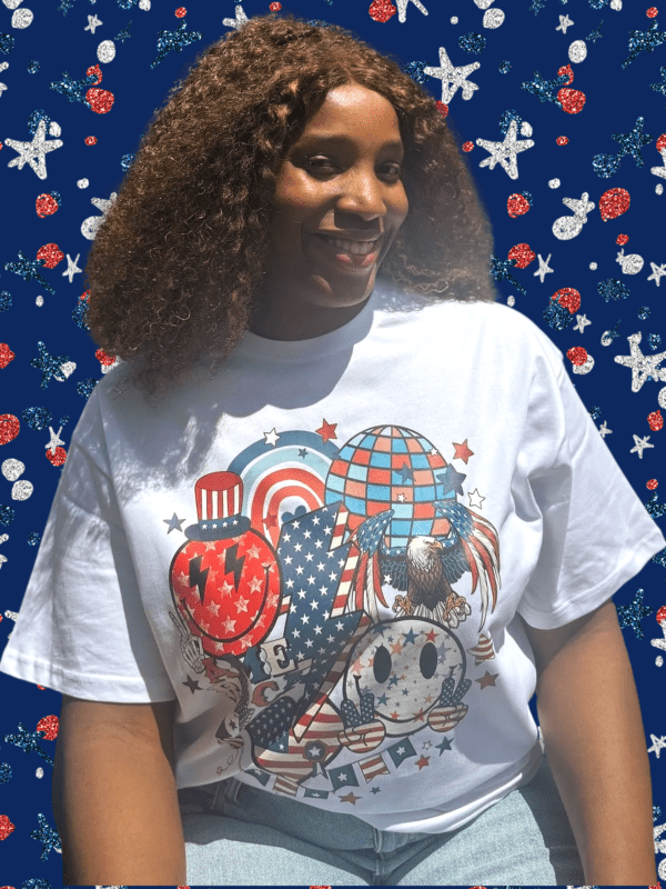 Retro 4th of July T-Shirt - Image 3